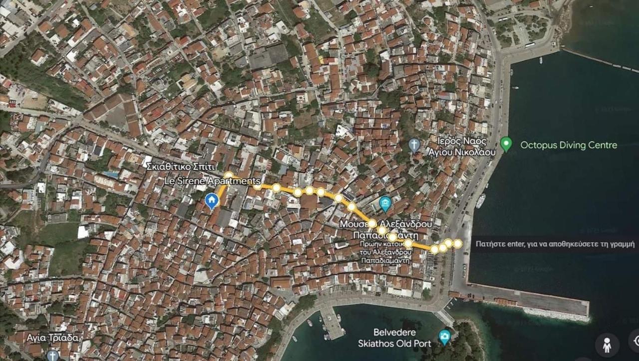 Le Sirene Apartments Skiathos-Stadt Exterior foto